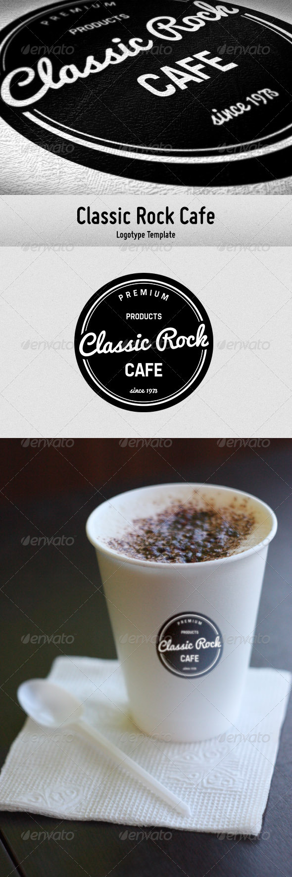 Classic Rock Cafe - Crests Logo Templates