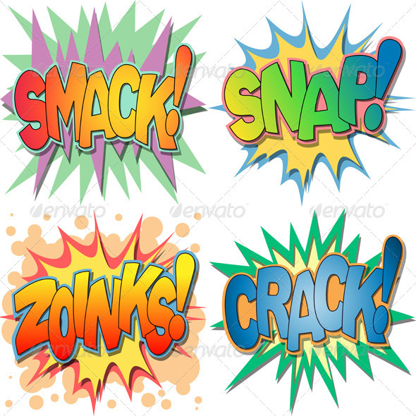 Comic Book Illustrations - Miscellaneous Vectors