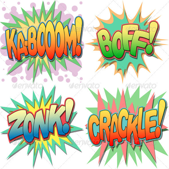 Comic Book Illustrations - Miscellaneous Vectors
