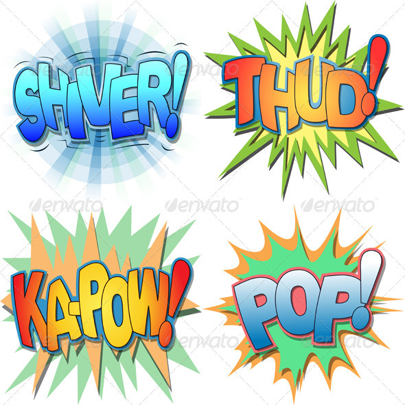 Comic Book Illustrations - Miscellaneous Vectors
