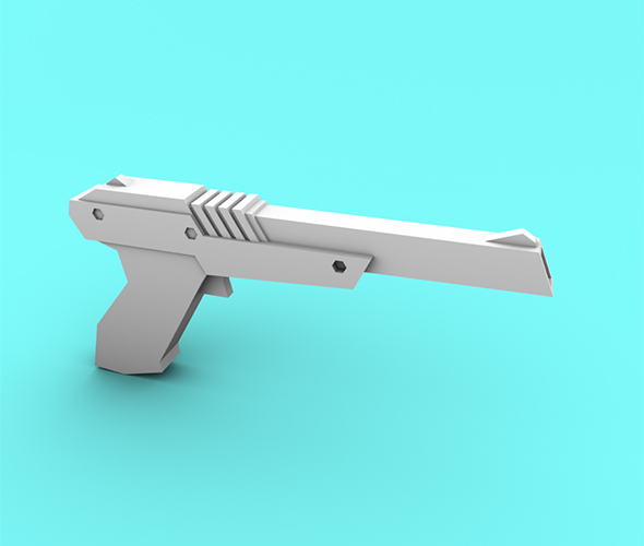 Low Poly Gun - 3Docean 33325407