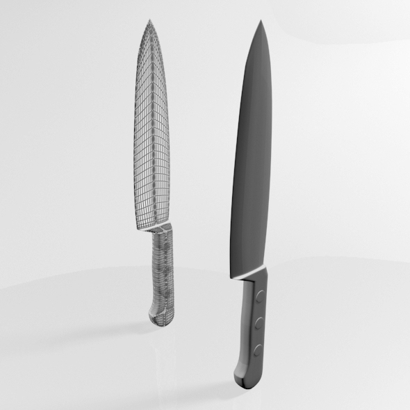 Knife 02 - 3Docean 33328966