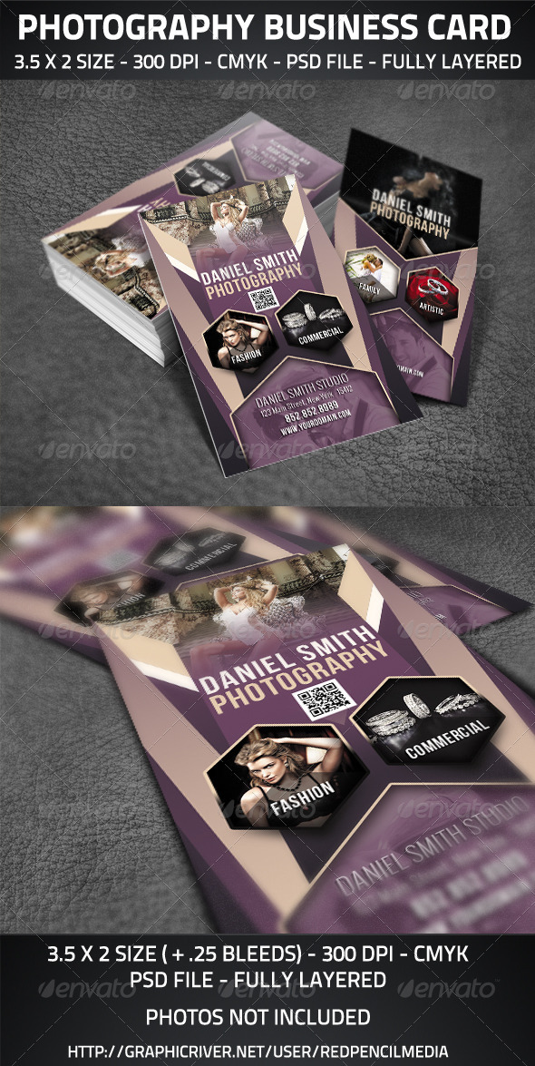 Photography Business Card - Industry Specific Business Cards