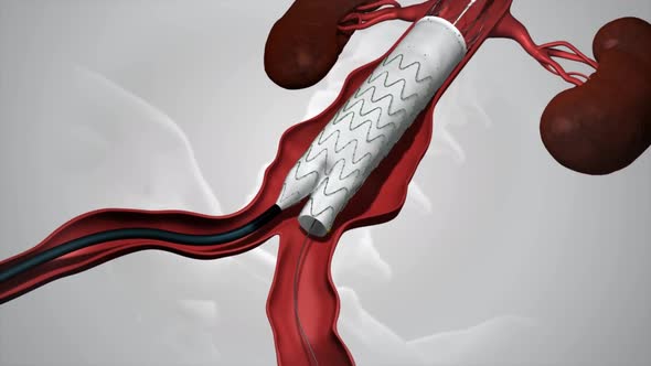 Stent insertion for better functioning of the kidney canals alt