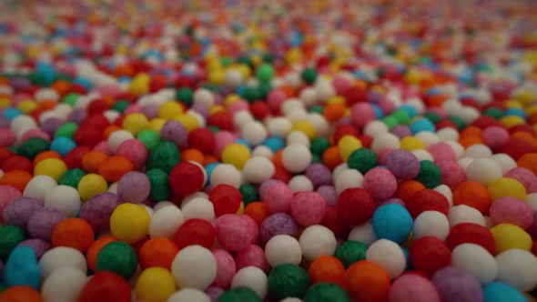 Colorful Macro Confectionery Sprinkles Motion Background