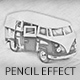 Pencil Effect Photoshop Template