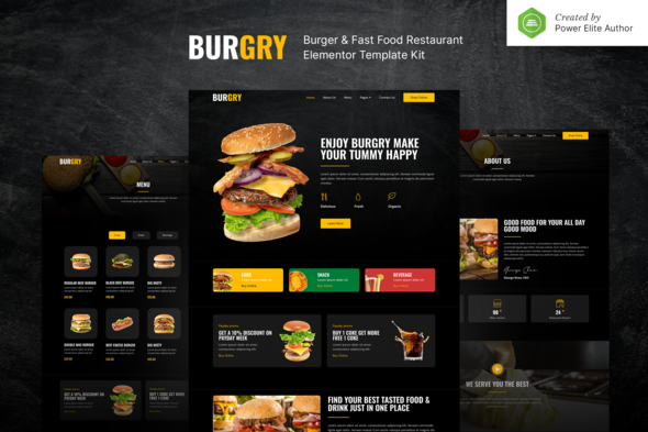 Burgry - BurgerFast - ThemeForest 33334368
