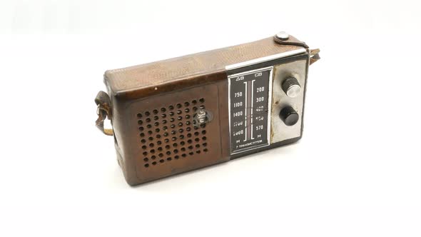 Old Soviet Vintage Radio Receiver 