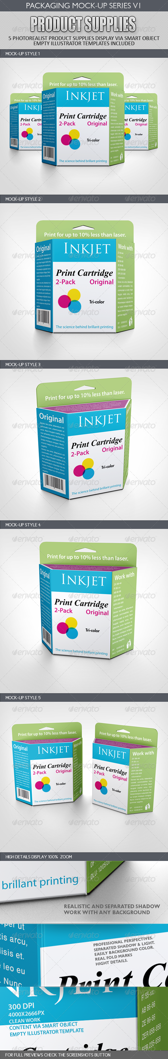Download Product Supplies : Packaging Mock-up by BaGeRa | GraphicRiver