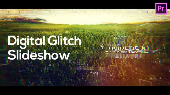 Digital Glitch Slideshow for Premiere Pro