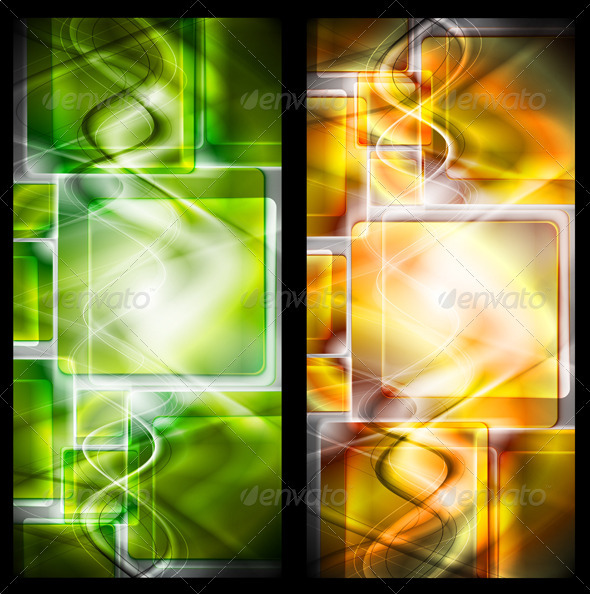 Abstract vector banners - Abstract Conceptual