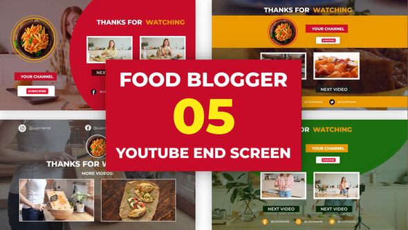 Food Channel Youtube - VideoHive 33342409