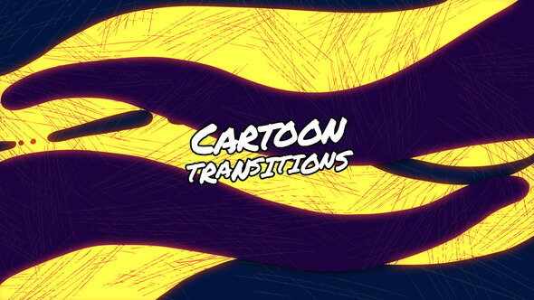 Cartoon Transitions // Mogrt