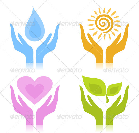 Hand spa - People Characters