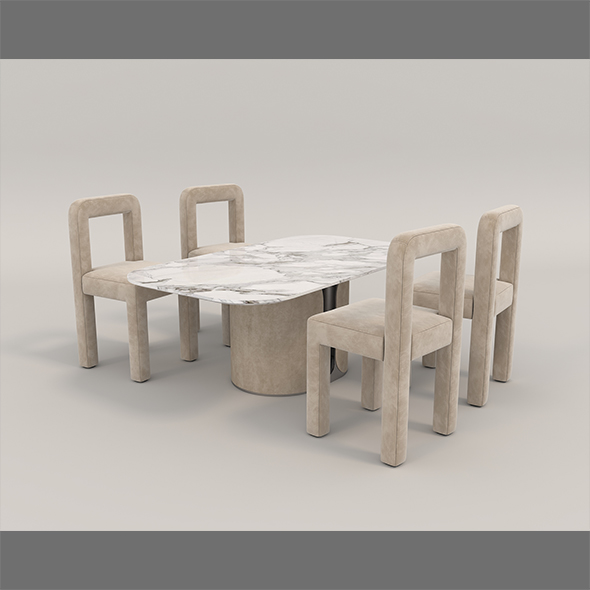 Contemporary Design Table - 3Docean 33345924