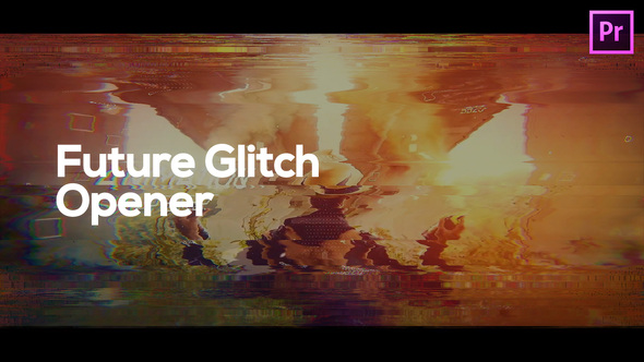Future Glitch Opener for Premiere Pro