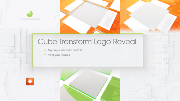 Cube Transform Logo Reveal