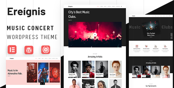 Ereignis - Music Concert WordPress Theme