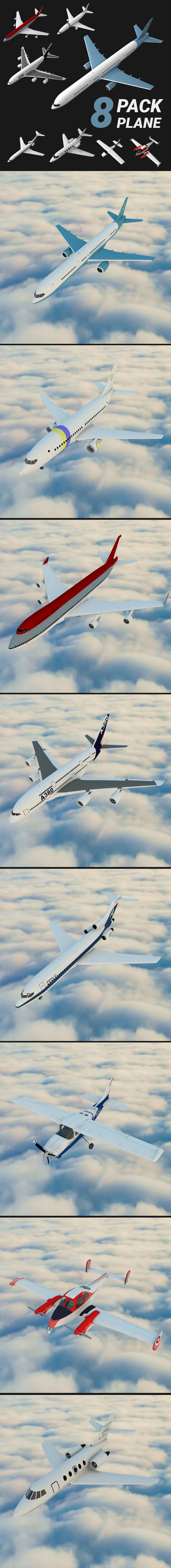 airplaneplaneaircraftjetboeingPACK - 3Docean 33352089