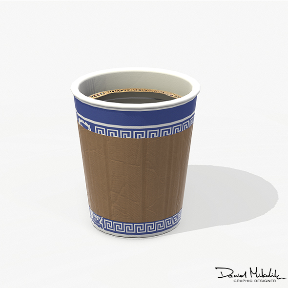 Paper Coffe Cup - 3Docean 33352689