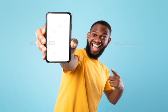 excited black person