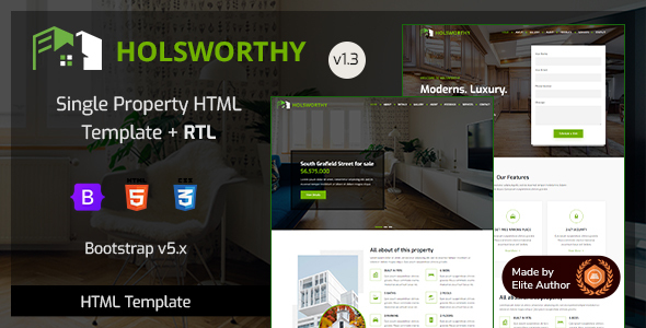 Holsworthy - Single - ThemeForest 23858749