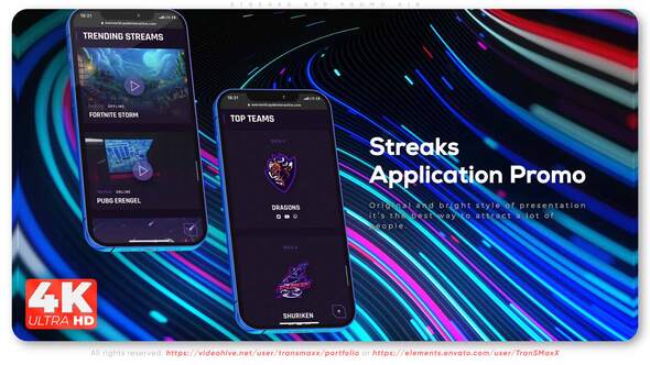 Streaks App Promo A17 Product Promo template preview