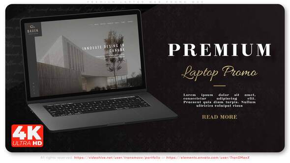 Premium Laptop Web - VideoHive 33355586