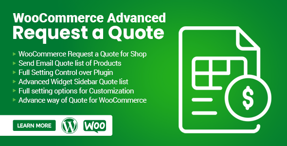 WooCommerce Quote Request Plugin – Add Quote Button to Products