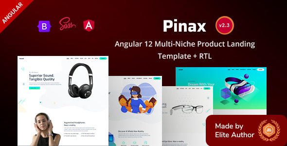 Pinax - Angular - ThemeForest 25720522