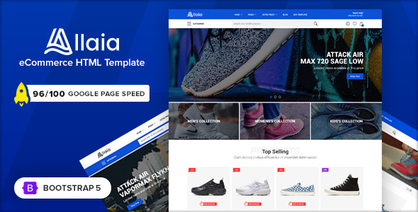 Awesome Allaia - eCommerce HTML Template