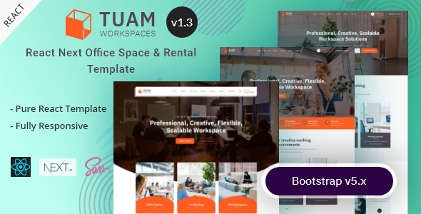 Tuam - React - ThemeForest 25648708