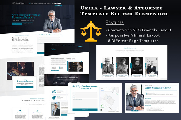 Ukila - LawyerAttorney - ThemeForest 26340038