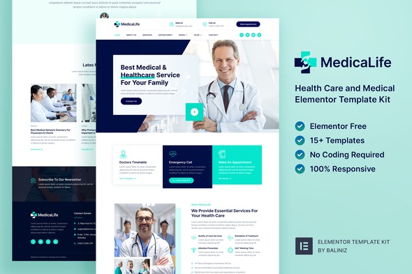 MedicaLife - Health - ThemeForest 33340582