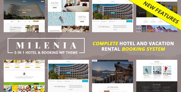 Milenia - HotelBooking - ThemeForest 22943954