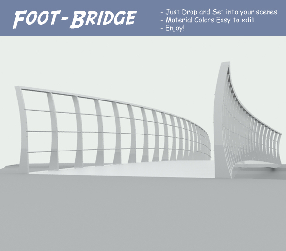 Foot-Bridge - 3Docean 108365