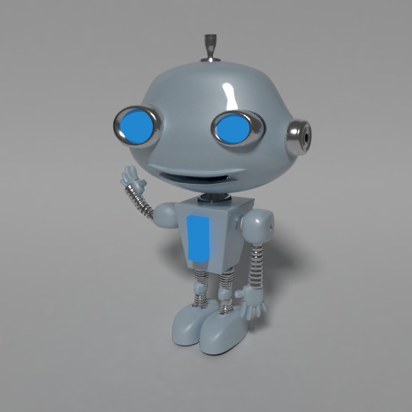 robot mascot tykus - 3Docean 33368500