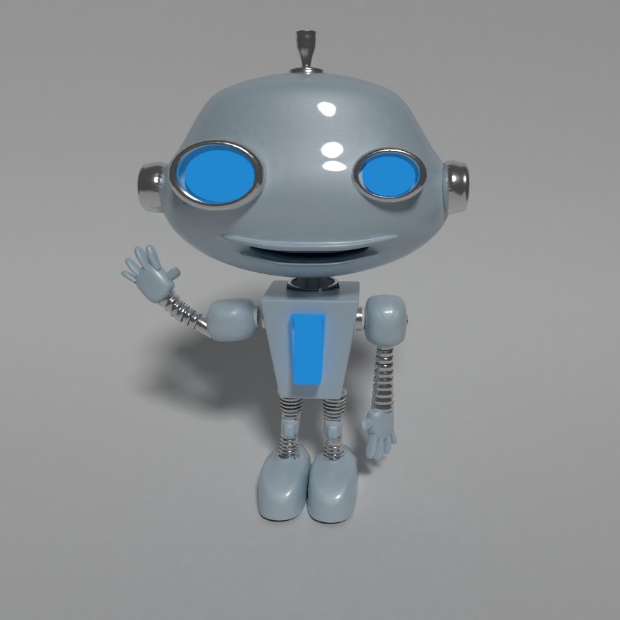 robot mascot 