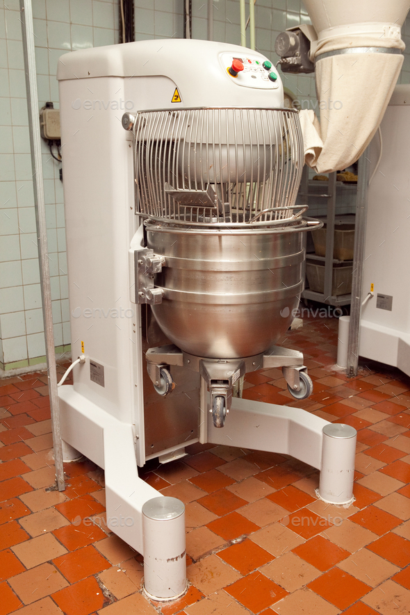 cookie making machine in the factory Stock Photo by Lobachad