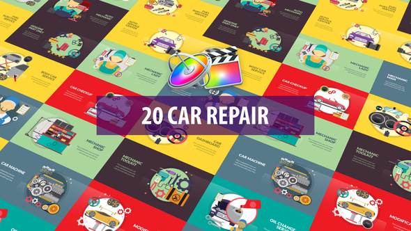 Car Repair Animation | Apple Motion & FCPX