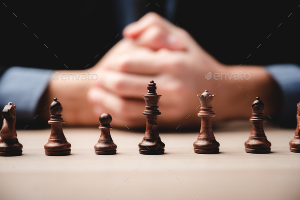 Image Chess Game Business Competition Strategy Leadership Success