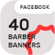 Barber Shop Facebook Banners Templates