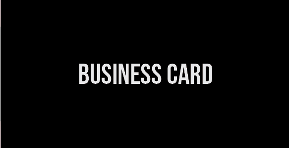BUSINESS CARD