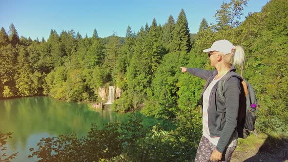 Proscansko Lake in Plitvice Lakes National Park alt