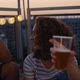 Group of friends have a fun on evening in top of the roof. Shot with RED helium camera in 8K. - VideoHive Item for Sale