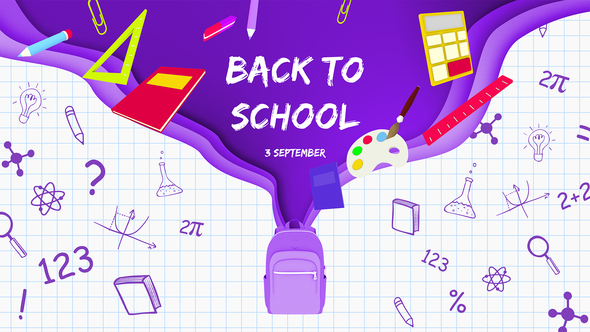 Back to school - VideoHive 33388776