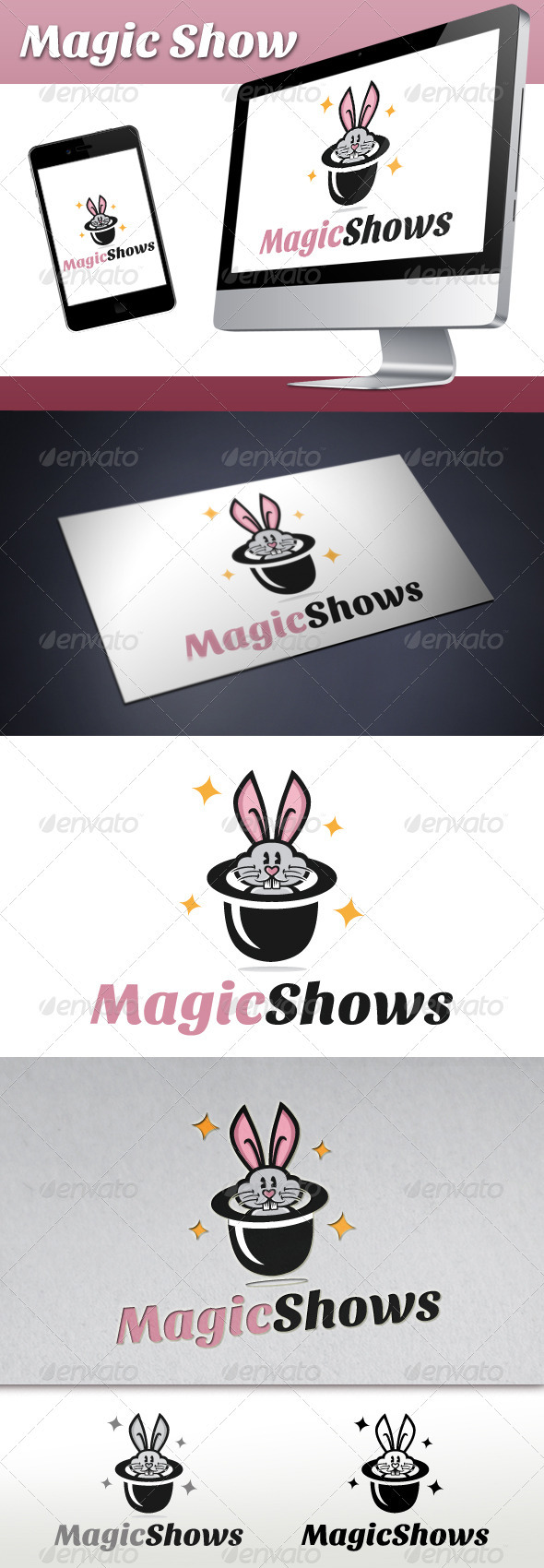 Magic Show Logo - Animals Logo Templates