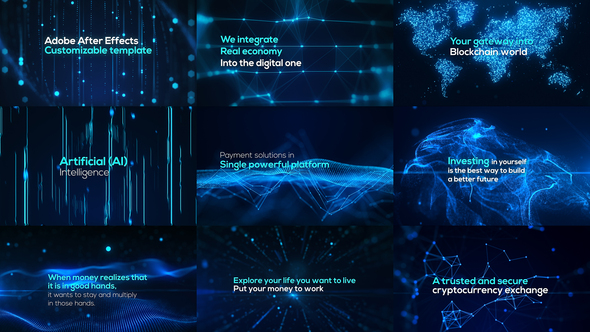 Digital Particle World - VideoHive 33389780