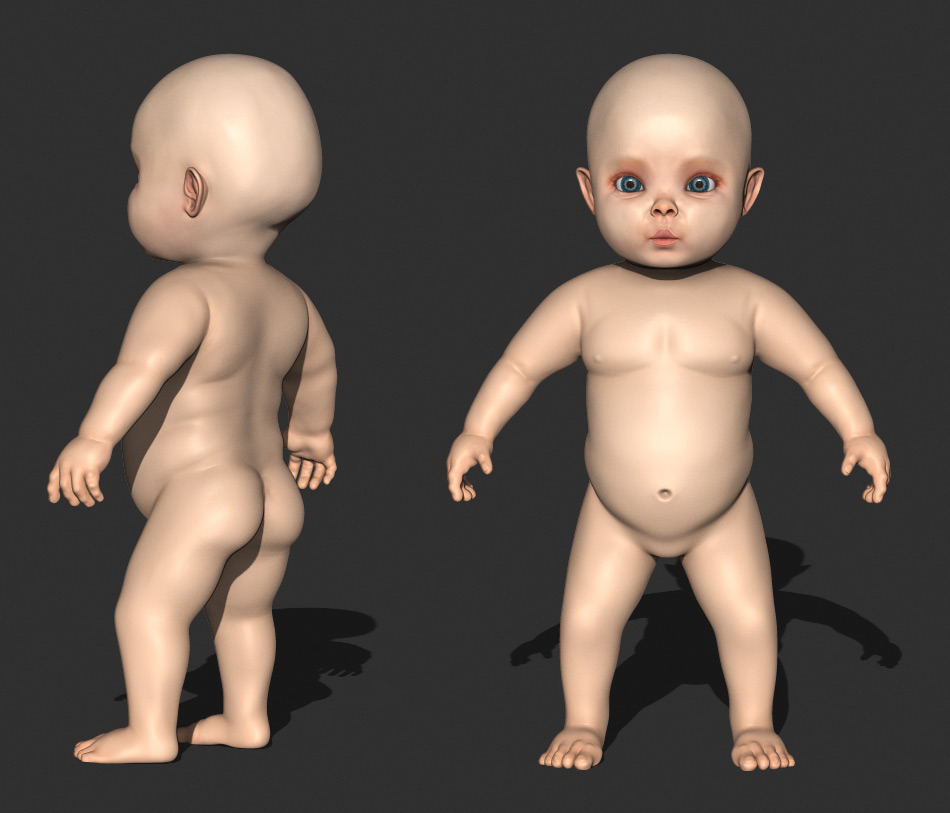 Baby By 3dstockmodel 3DOcean