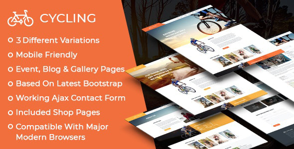 Cycling Multipurpose Responsive - ThemeForest 20829958
